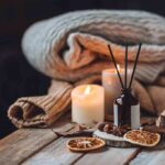 candle, light, sweater