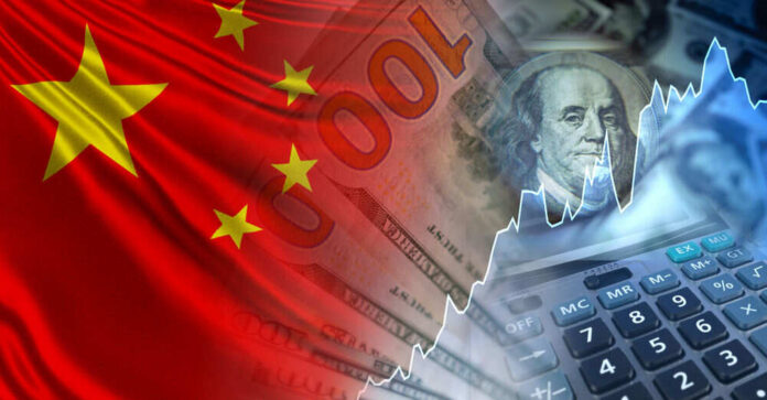 1716113218 Chinese flag over currency graph and calculator overlay