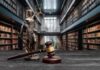 Only 18 States Allow This — Florida’s ONE A statue of Lady Justice holding scales next to a gavel in a law library