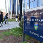 Sex Redefined: NHS Faces Discrimination Deluge People walking outside Yale School of Management building
