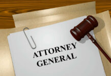 Documents labeled Attorney General with a gavel.