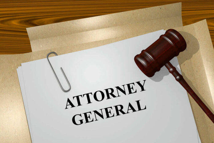 Documents labeled Attorney General with a gavel.